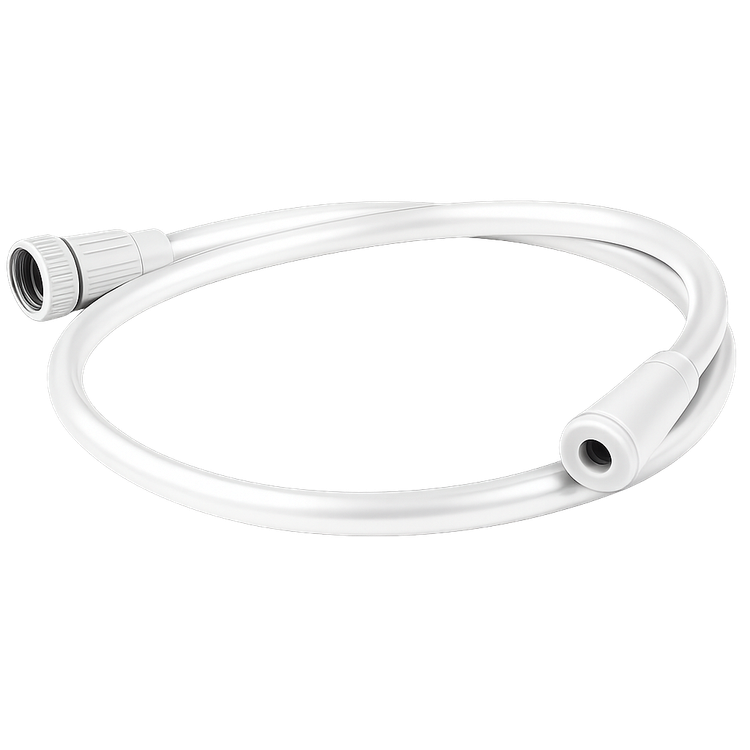 شلنگ توالت تاپ pvc سفید